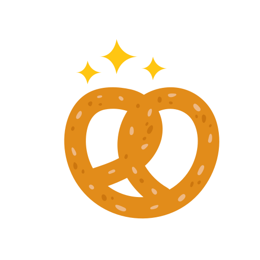 Pretzel free sticker Pretzel free sticker