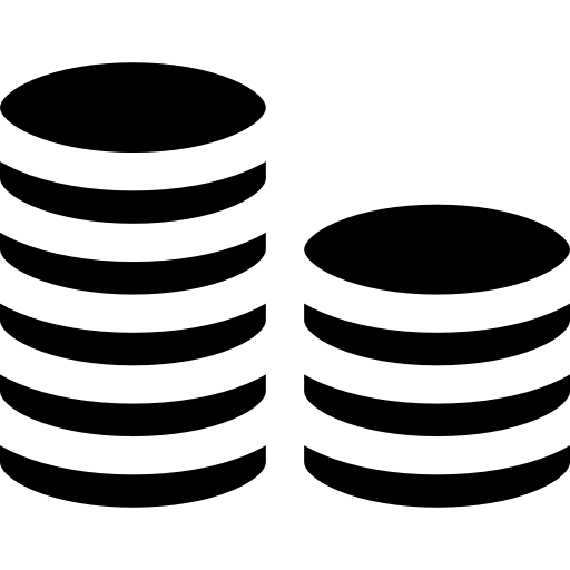 pièces de monnaie Icône gratuit