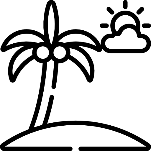 playa icono gratis