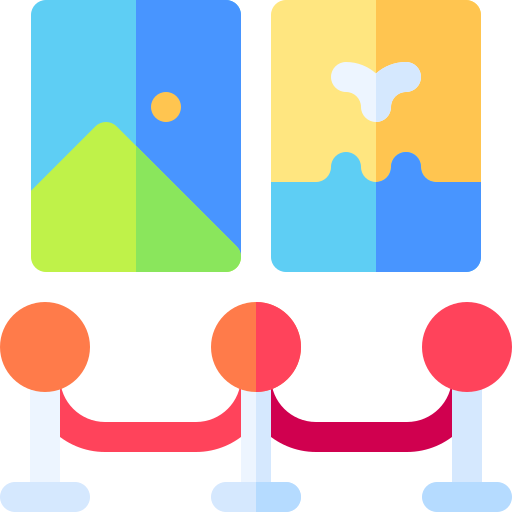 exhibición icono gratis