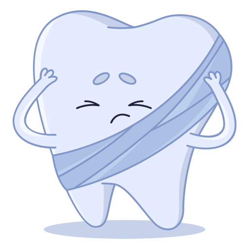 Tooth free sticker Tooth free sticker