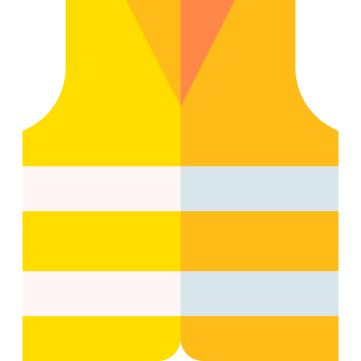 Vest Basic Straight Flat icon