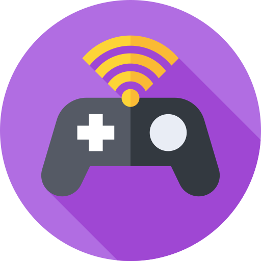 Joystick Flat Circular Flat icon