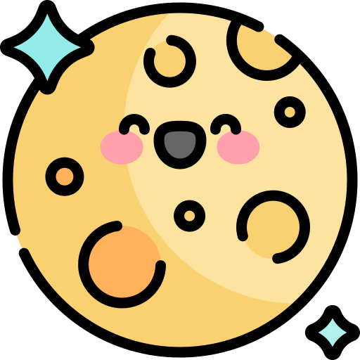 luna llena icono gratis