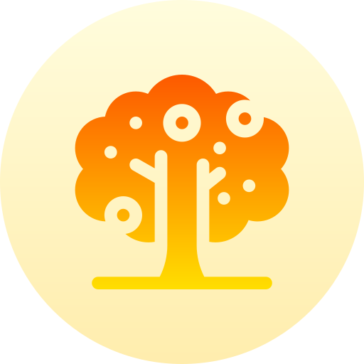 Árbol de frutas icono gratis