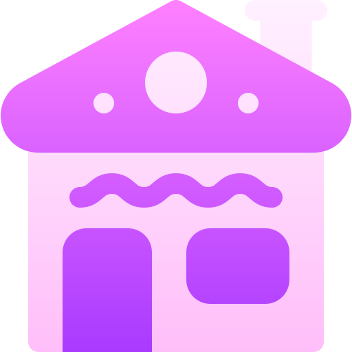 casa de jengibre icono gratis