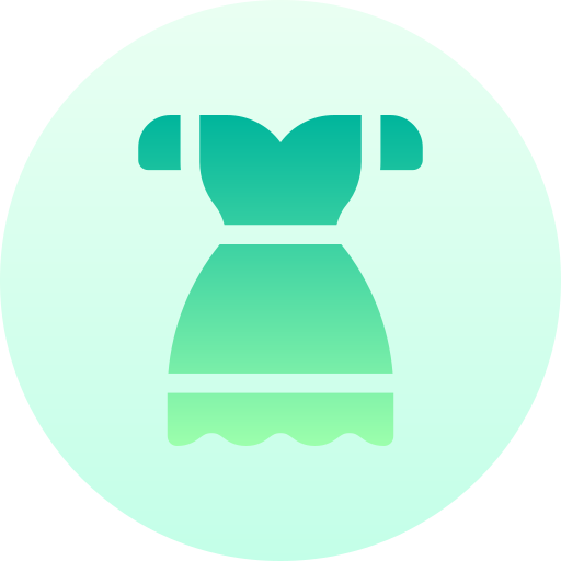 Dress Basic Gradient Circular icon