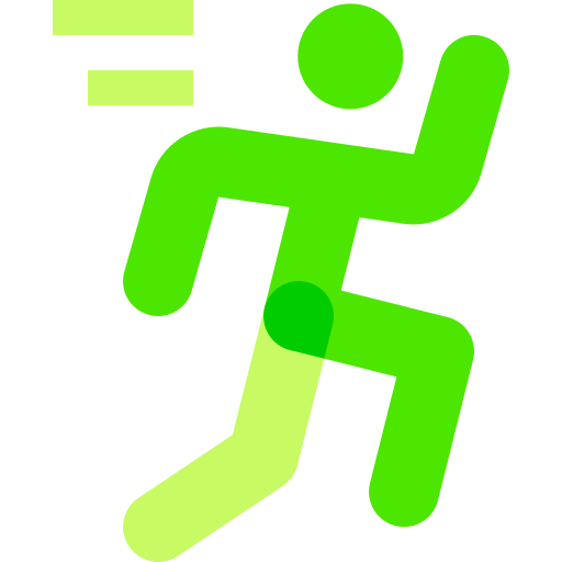 Running free icon Running free icon