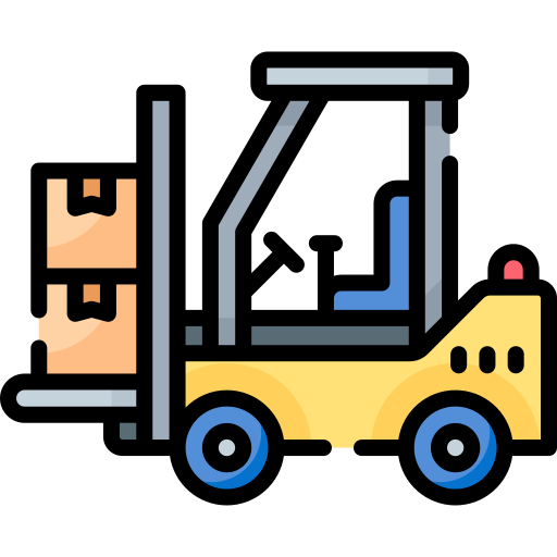 Forklift Special Lineal Color Icon