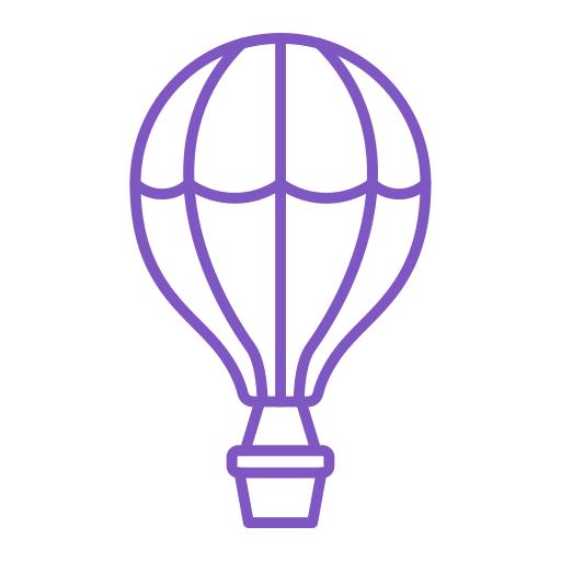 balão de ar quente grátis ícone