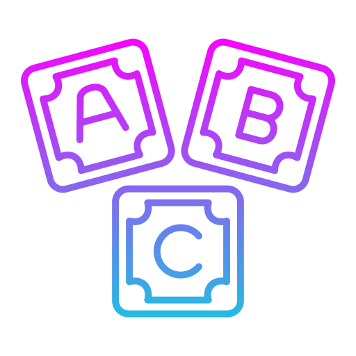 bloque abc icono gratis