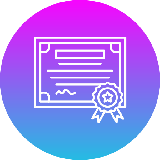 Diploma Generic Flat Gradient icon