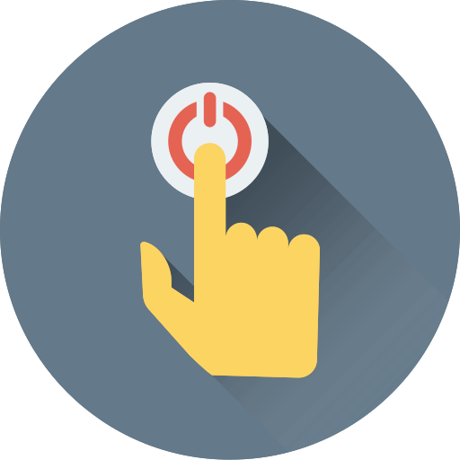 Power button free icon Power button free icon