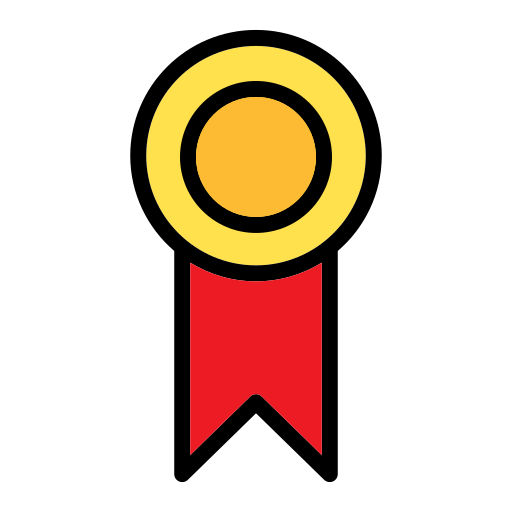 Medal Generic Outline Color icon