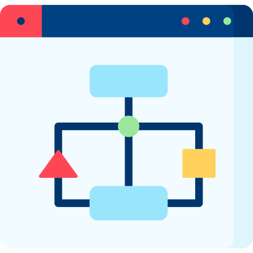 mapa del sitio icono gratis