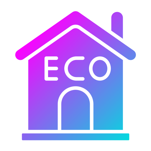 casa ecológica icono gratis