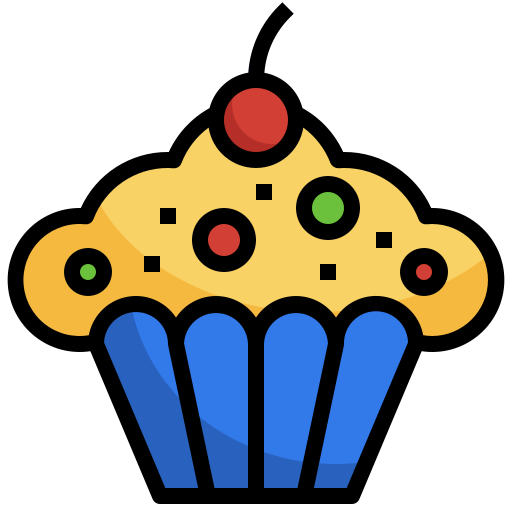 Muffin free icon Muffin free icon