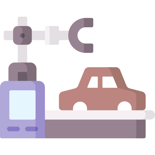 robot industrial icono gratis