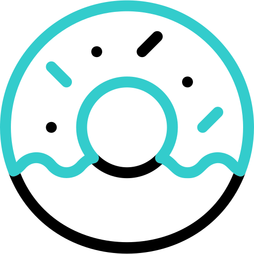 Пончик бесплатно иконка