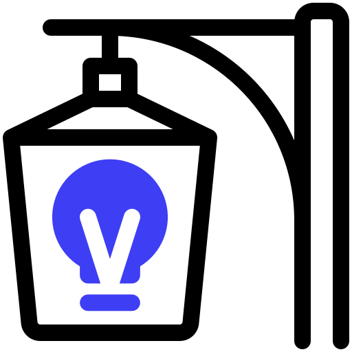 lámparas de la calle icono gratis