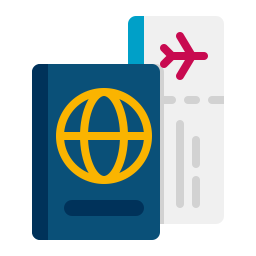 pasaporte icono gratis