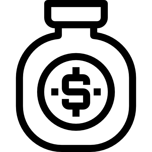 돈 가방 무료 아이콘