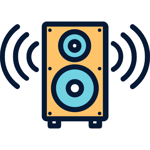 altavoz icono gratis