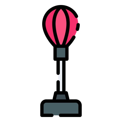 Punching ball free icon