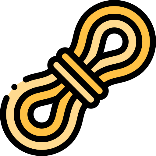 Rope Detailed Rounded Lineal color icon