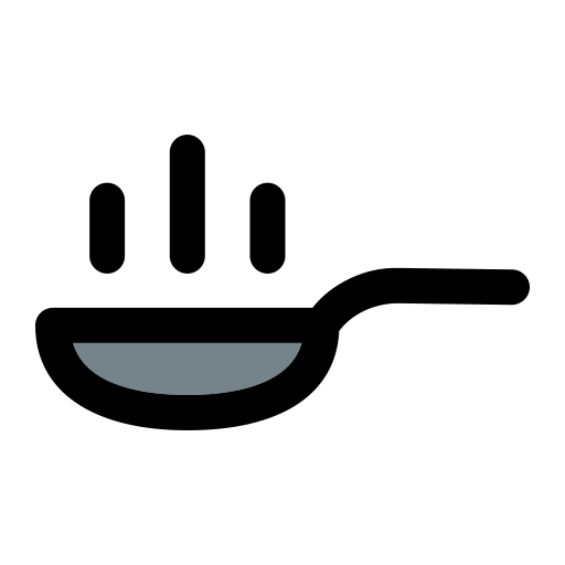 Frying pan Generic Outline Color icon