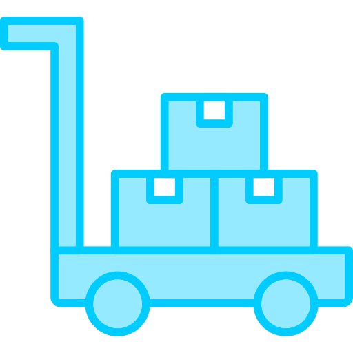 Trolley Generic Blue icon