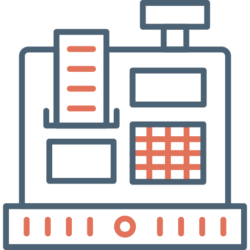 Cashier machine free icon Cashier machine free icon