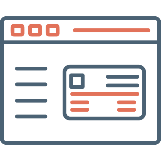 Web Payment Generic Outline Color Icon