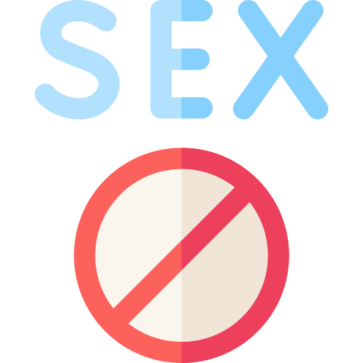 No Sex Basic Rounded Flat Icon