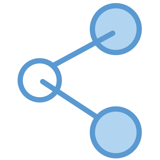 Network Generic Blue icon