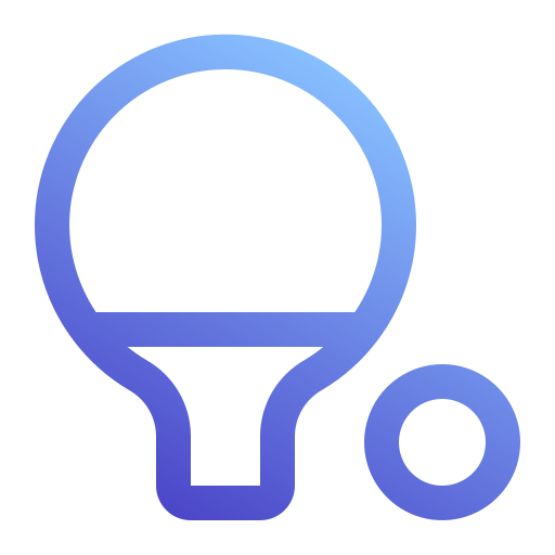 tenis de mesa icono gratis