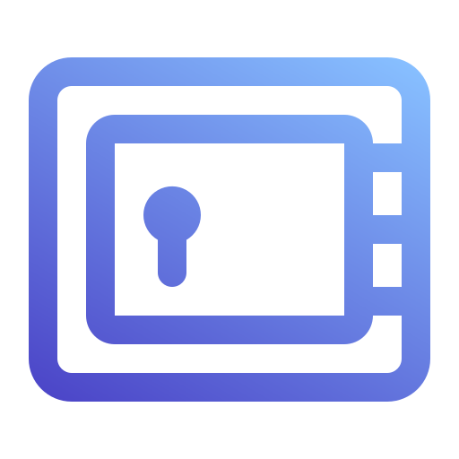 Safe box Generic Gradient icon