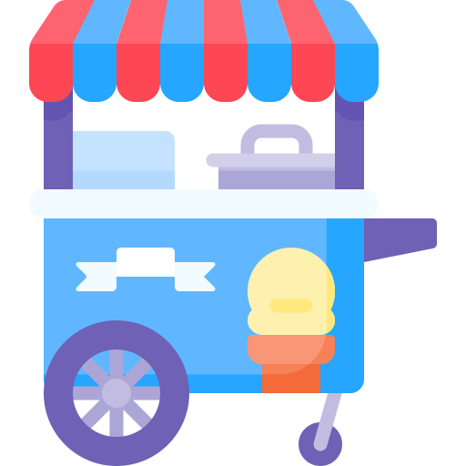 Ice cream Special Flat icon