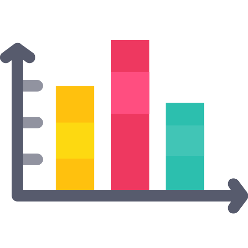 gráfico de barras icono gratis