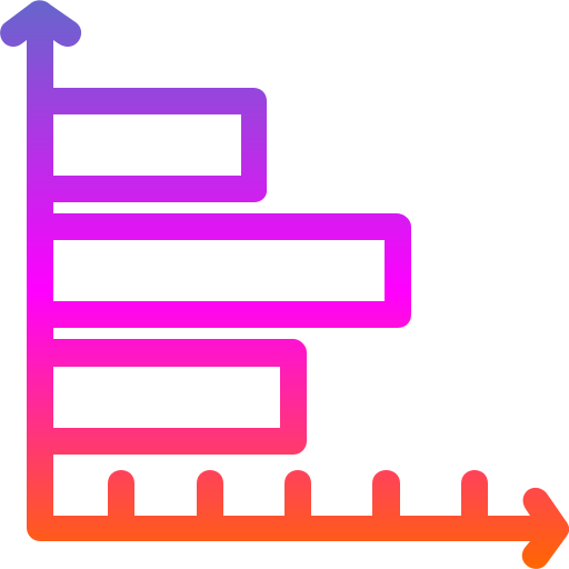 gráfico de barras icono gratis