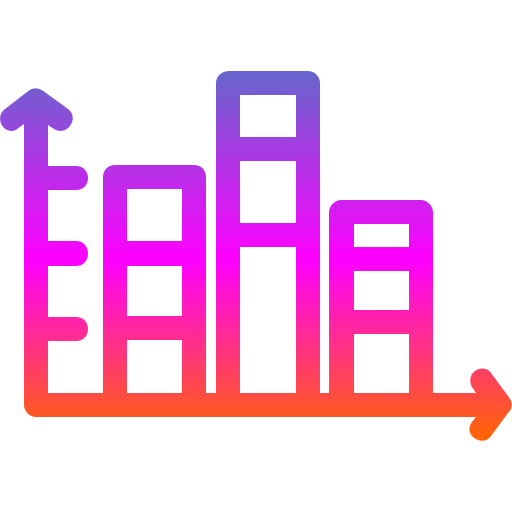 gráfico de barras grátis ícone gráfico de barras grátis ícone