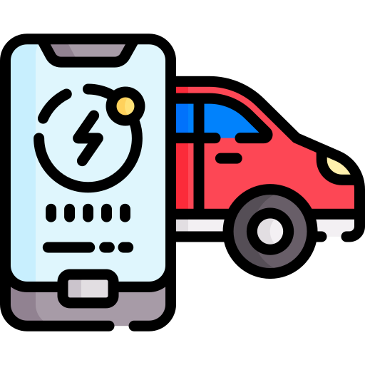 carro elétrico grátis ícone carro elétrico grátis ícone