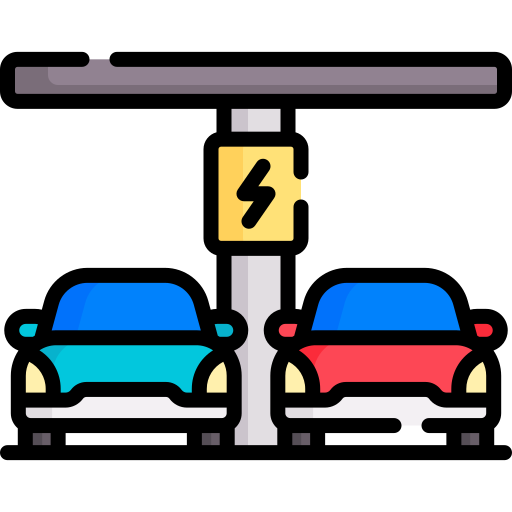 Charging station - Free transportation icons