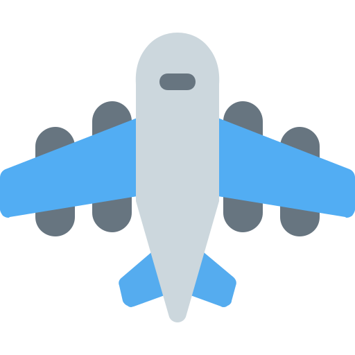 avión icono gratis