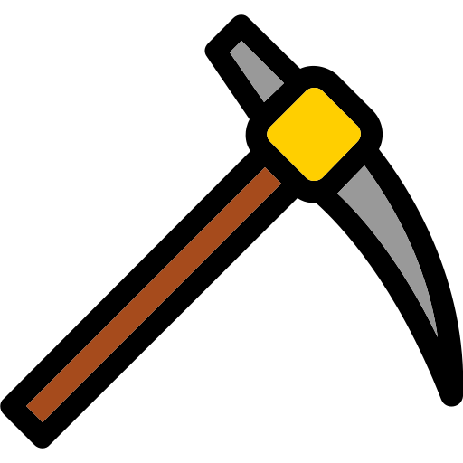 Pickaxe Generic Outline Color icon