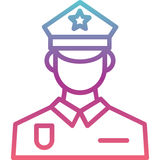 policía icono gratis