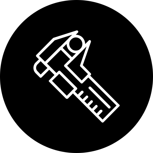 Vernier caliper Generic Glyph icon