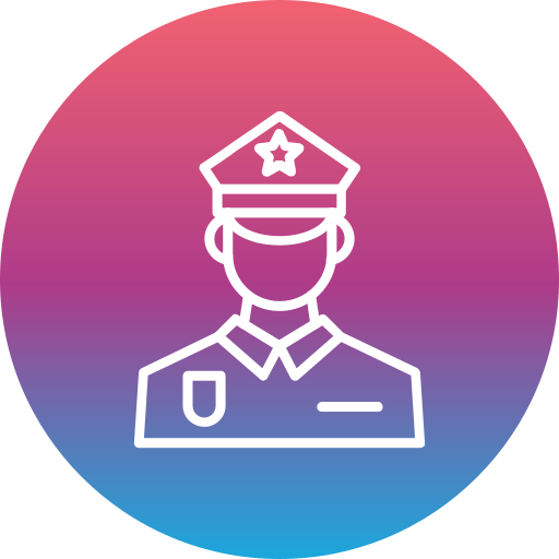 policía icono gratis