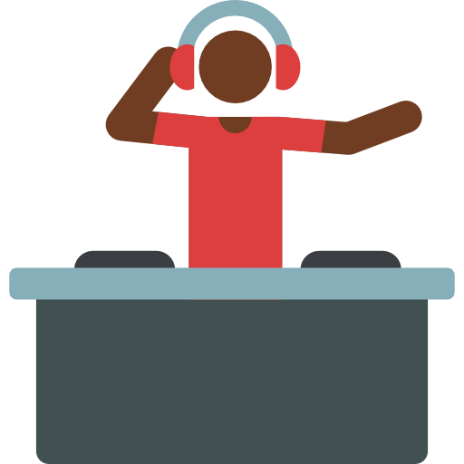Disc jockey free icon