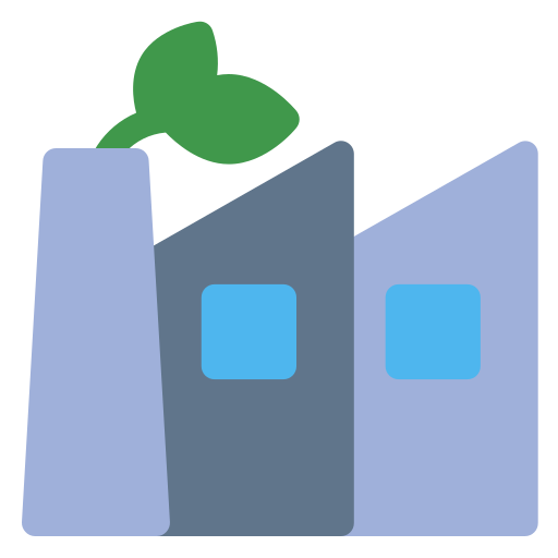 Eco factory free icon